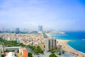 beach-sea-coast-ocean-horizon-skyline-city-skyscraper-cityscape-panorama-vacation-bay-barcelona-aerial-photography-geographical-feature-136997