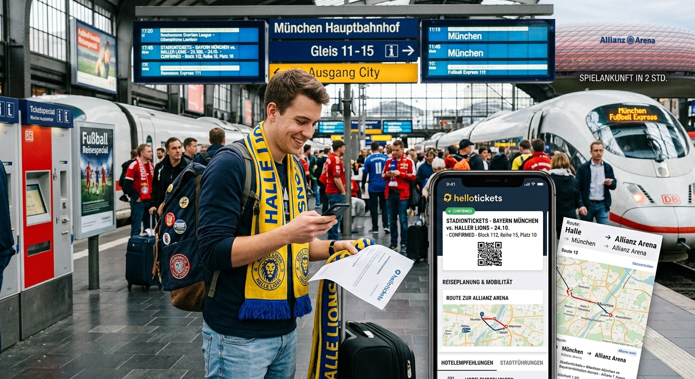 Wer die Anreise zur Spielanlage bucht, bucht die Karten meist zuerst bei Hellotickets